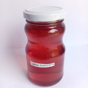 Jalea Manzana frasco vidrio 230 grs.
