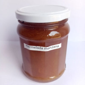 Mermelada Manzana frasco vidrio 400 grs.