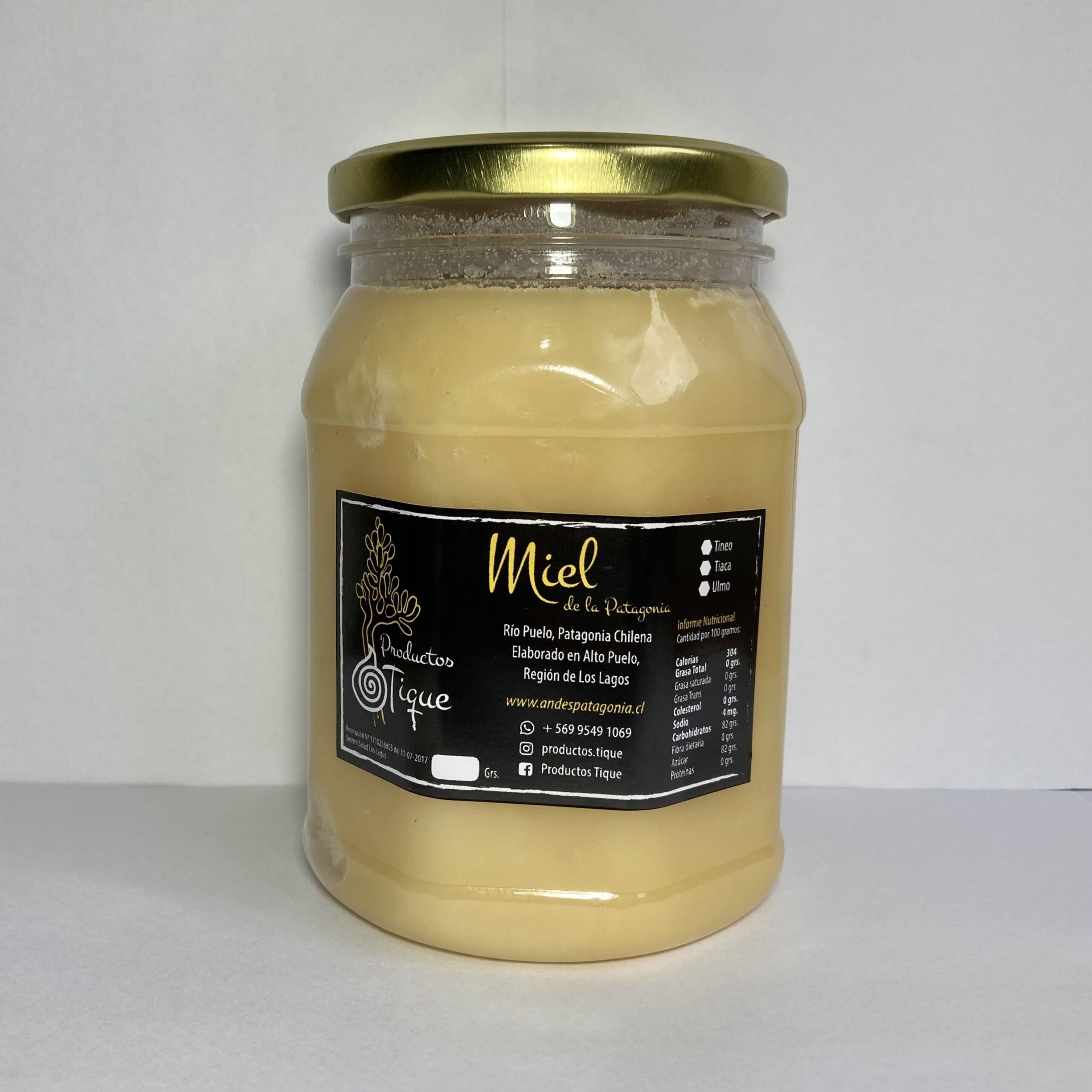 Miel pote plástico 1 kg.