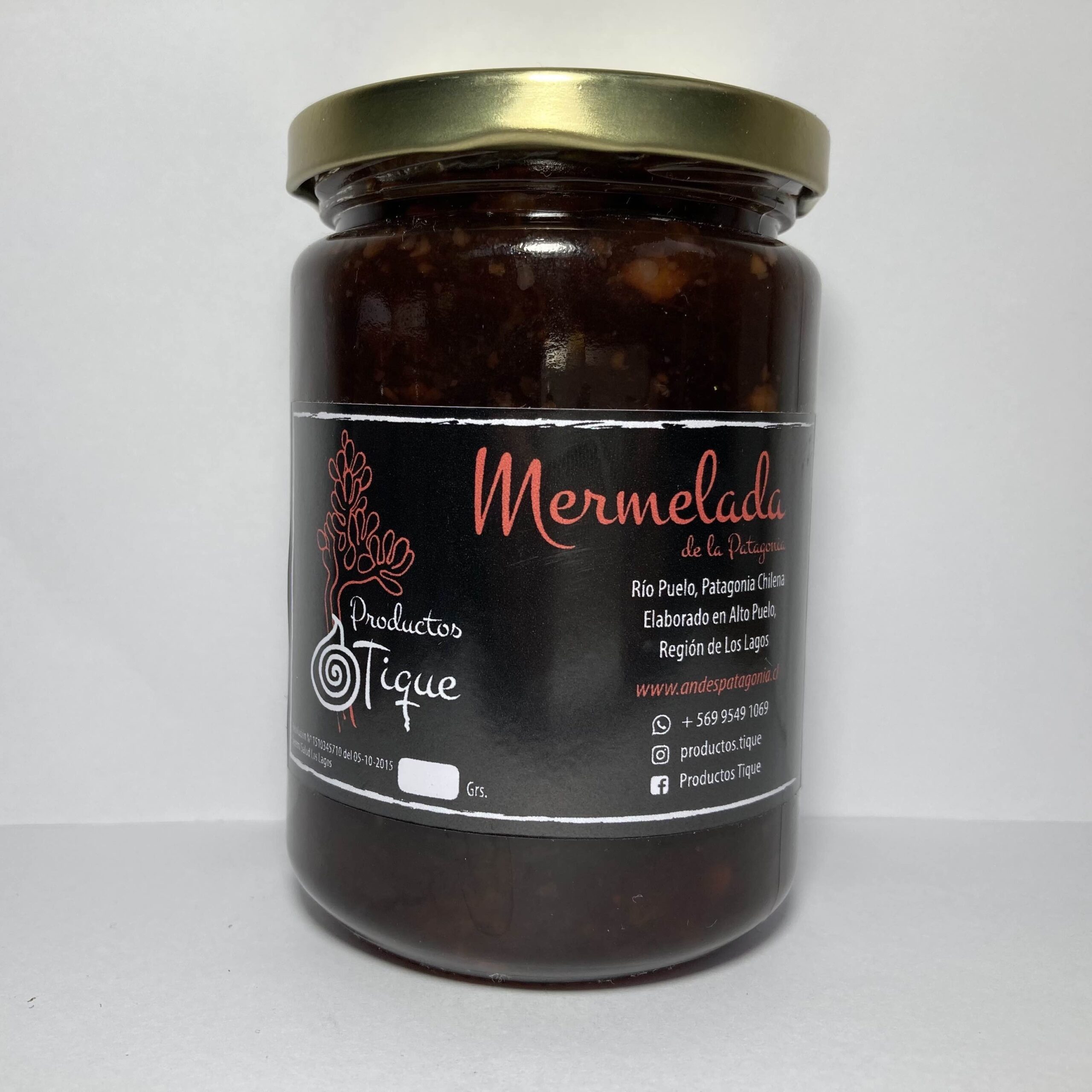 Mermelada Ciruela/Nuez frasco vidrio 400 grs.